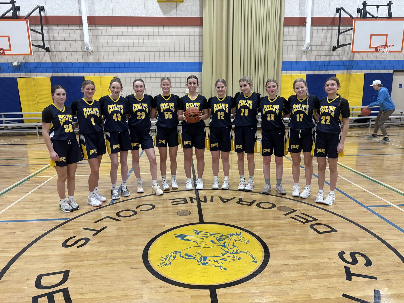 The Deloraine Colts youth basketball team