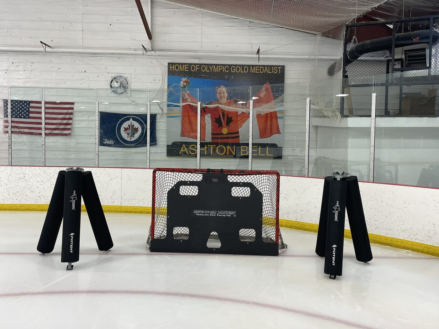 Minor hockey players the club has supported