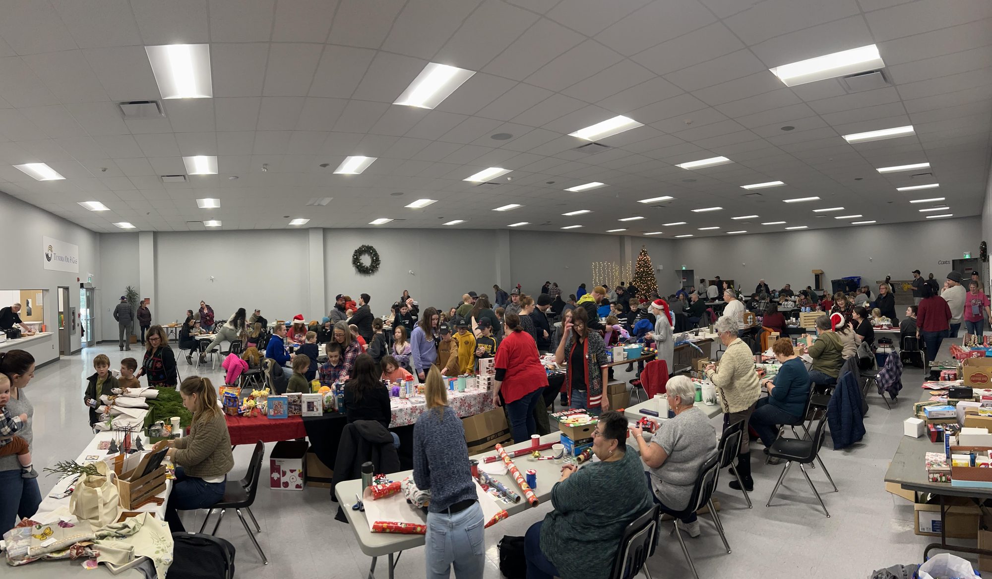 A community event gathering in Deloraine